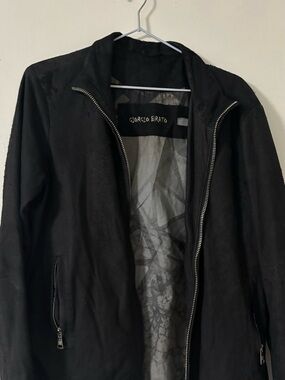 Giorgio Brato Black Zip-Up Jacket